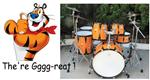 Tony The Tiger Lacquer Drum Kit